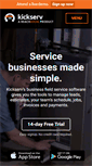 Mobile Screenshot of kickserv.com